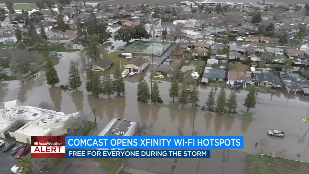 Comcast opens Xfinity Wi-Fi hotspots for free to support residents amid storms