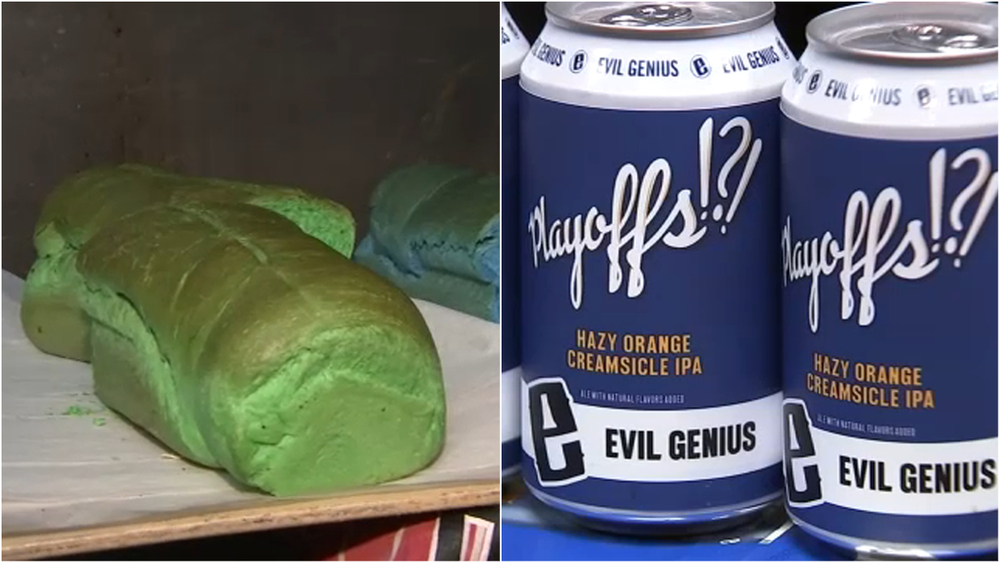 Green bread and special beer for Eagles playoff run