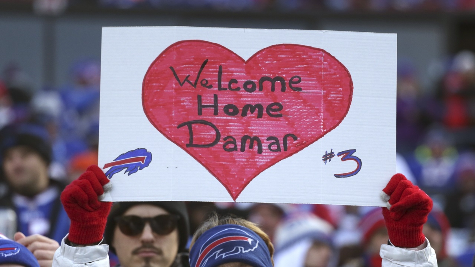 Buffalo Bills player Damar Hamlin attends first game since collapse, waves  to fans - ABC News