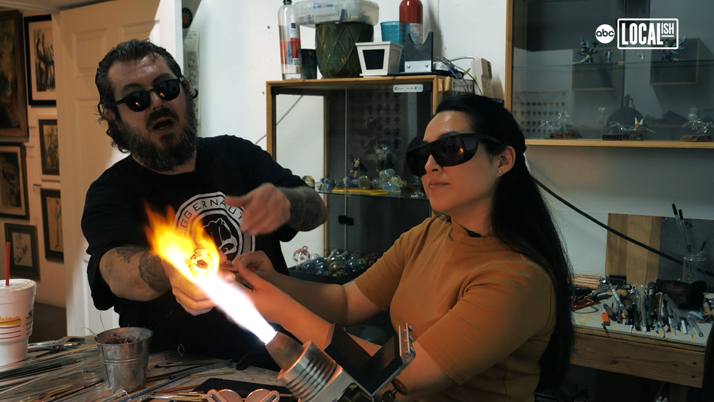 Explore the fiery skill of glass blowing in The Heights