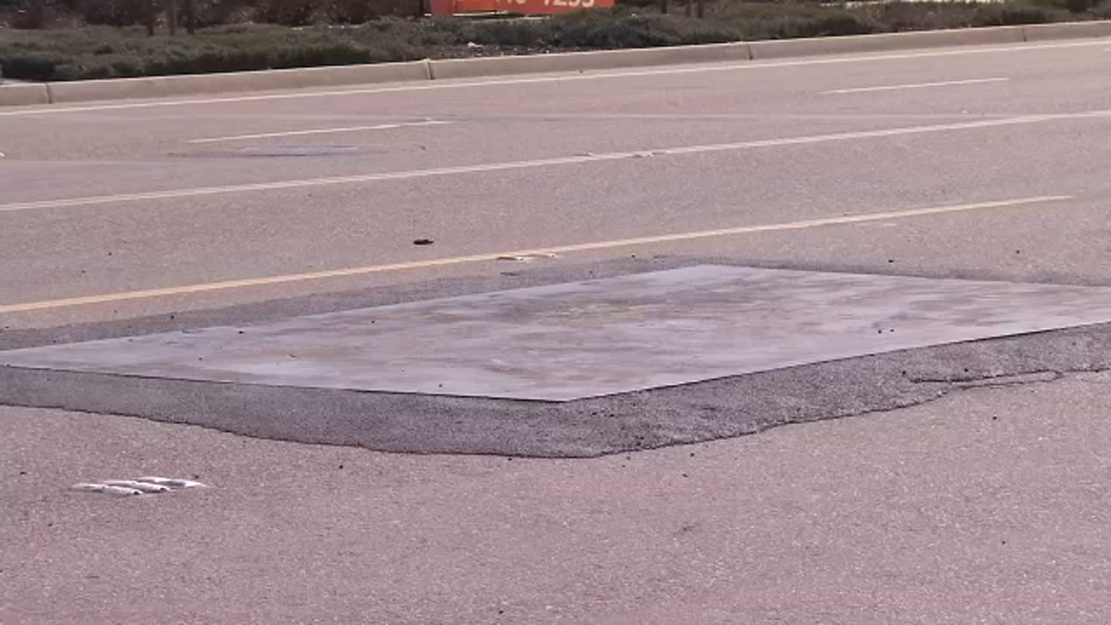 Powerful storms cause dip on Mooney Boulevard in Visalia ABC30 Fresno