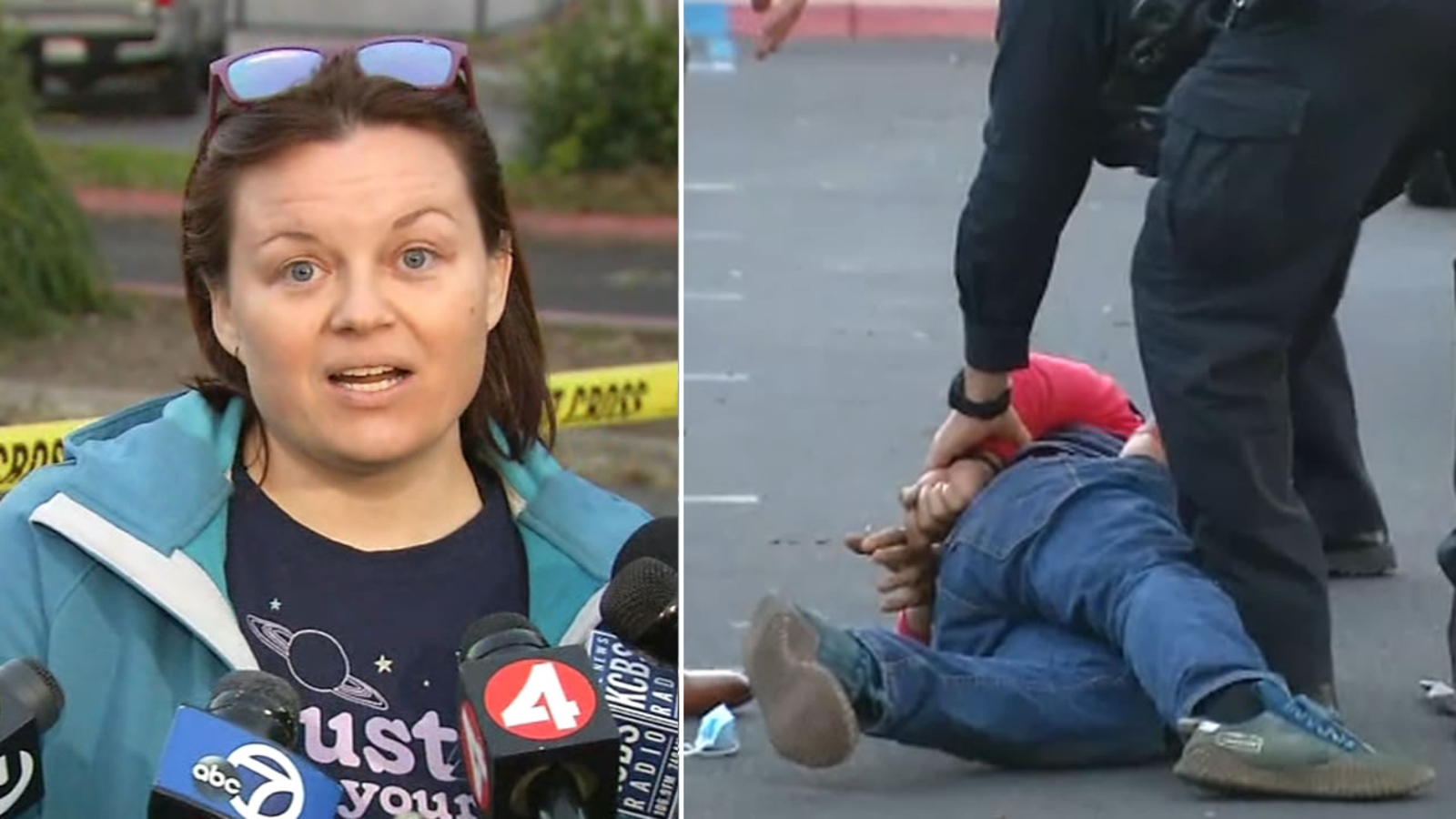 Woman parked next to Half Moon Bay shooting suspect Chunli Zhao describes scene, arrest ABC7