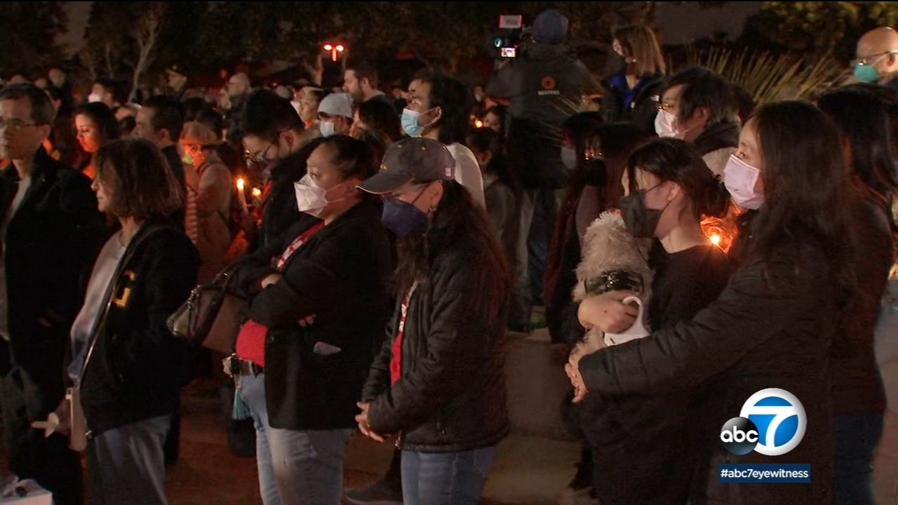 Monterey Park City Hall honors 11 shooting victims with vigil