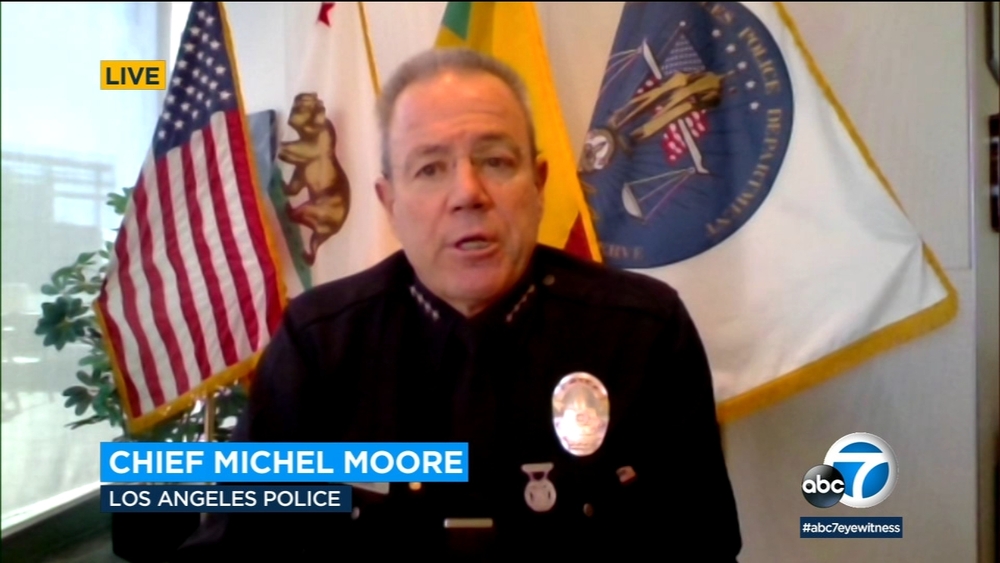 LAPD Chief Michel Moore addresses Keenan Anderson case