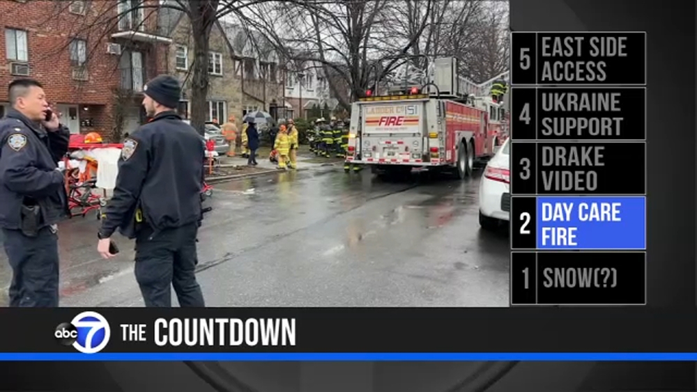 The Countdown: Queens day care fire; NYPD releases Drake concert video