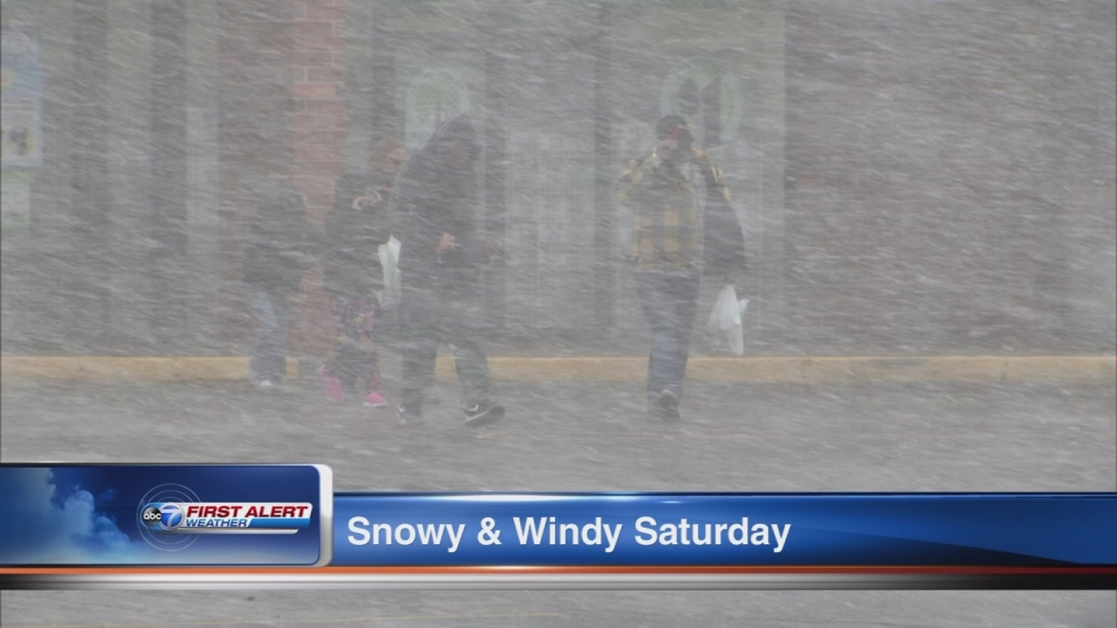 Chicago Weather Warmer temps Sunday after snowy, windy Saturday ABC7