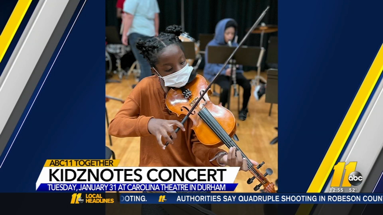 Kidznotes upcoming concert in Durham