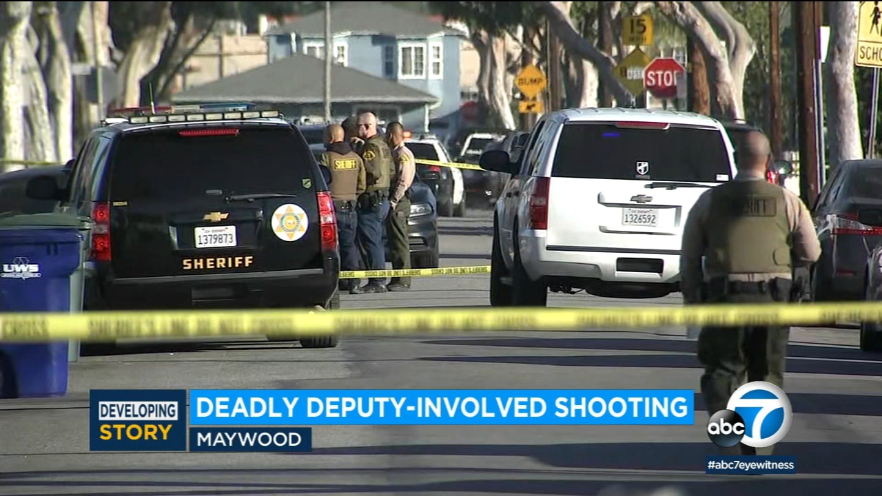 LASD deputy fatally shoots armed man at Maywood home, authorities say