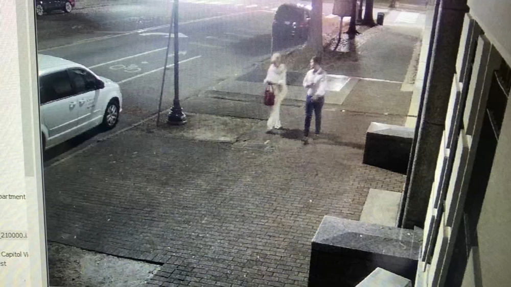 Surveillance video from night State Auditor Beth Wood crashed