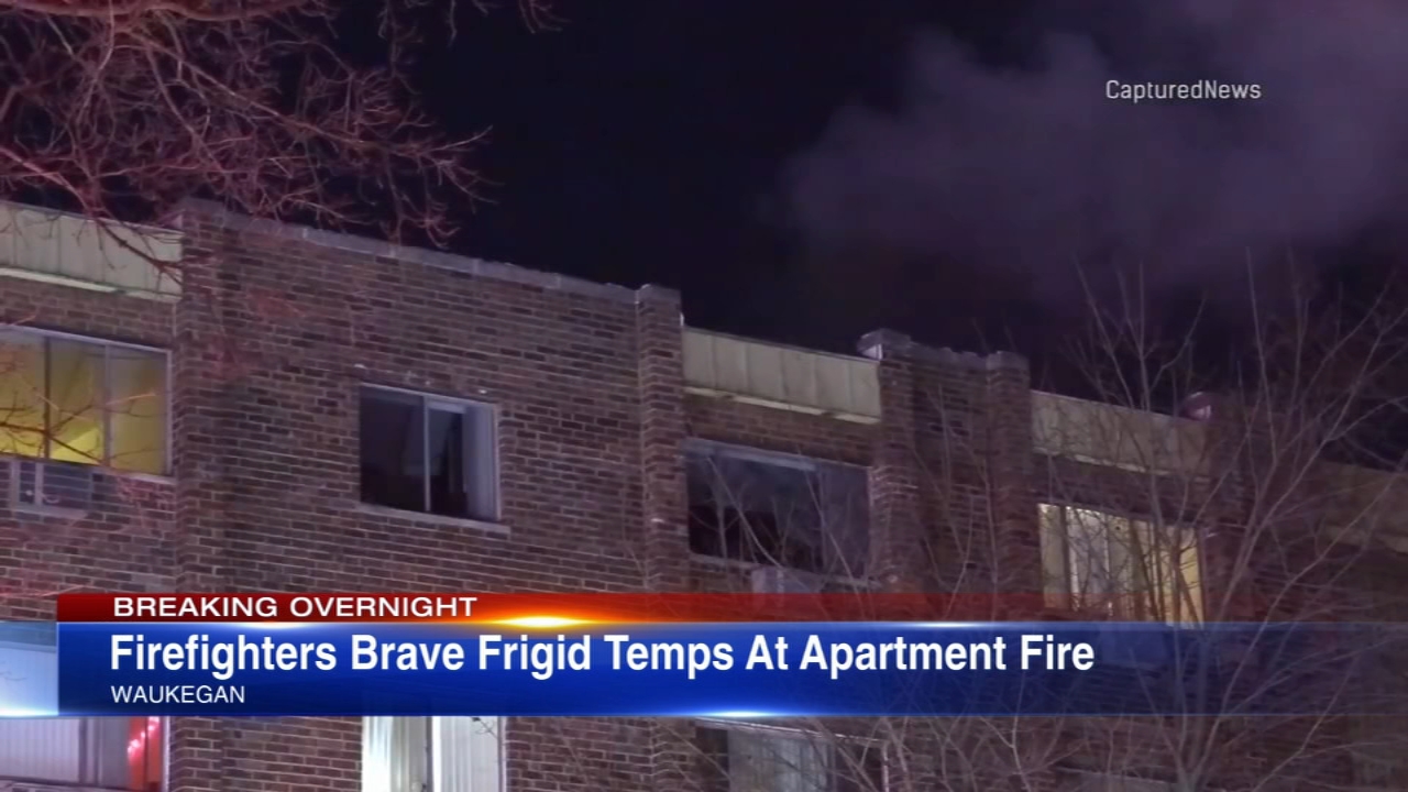 3 hospitalized in Waukegan apartment complex fire