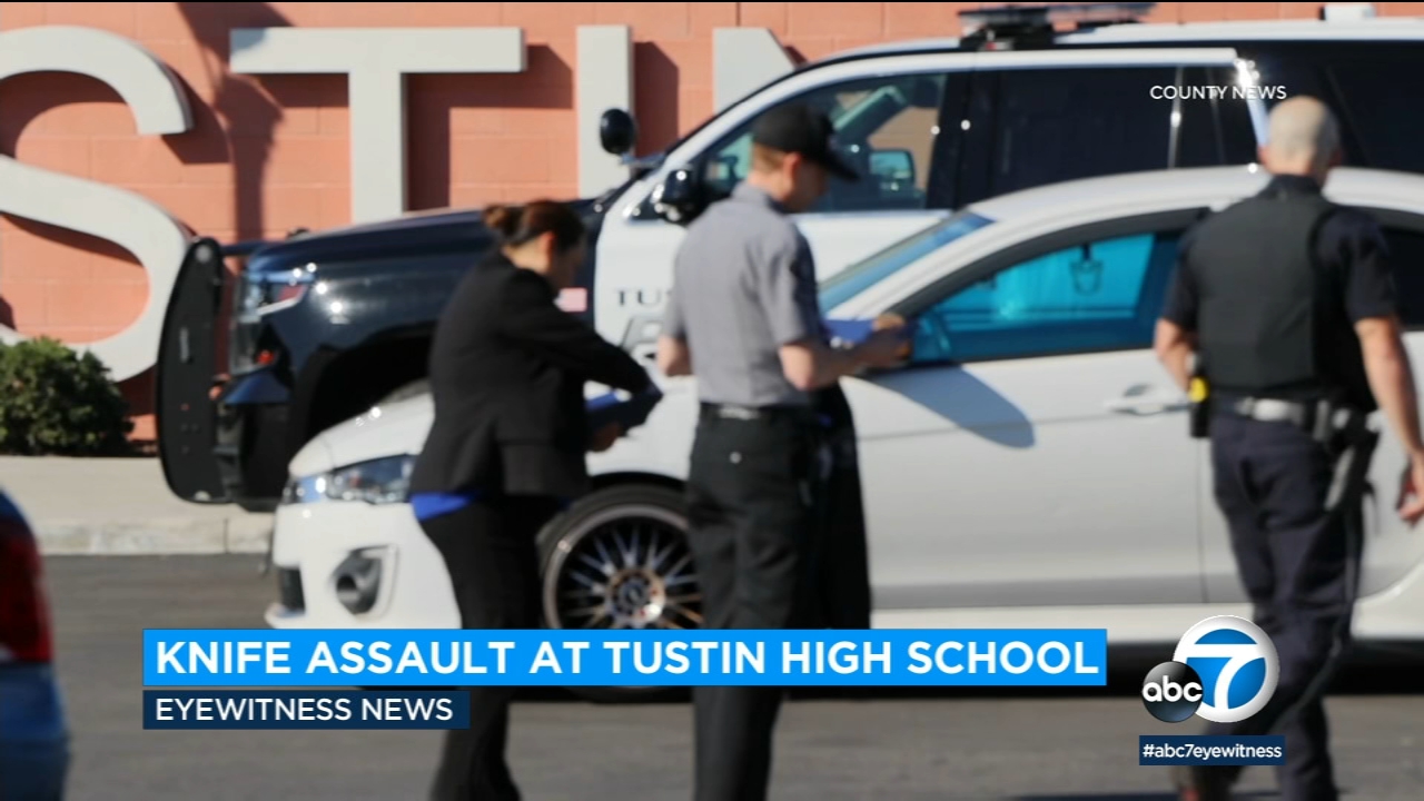 1 injured, another in custody after reported stabbing at Tustin HS
