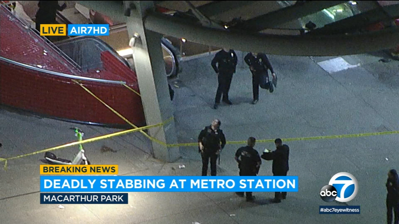 Man found fatally stabbed inside Metro station in Westlake district