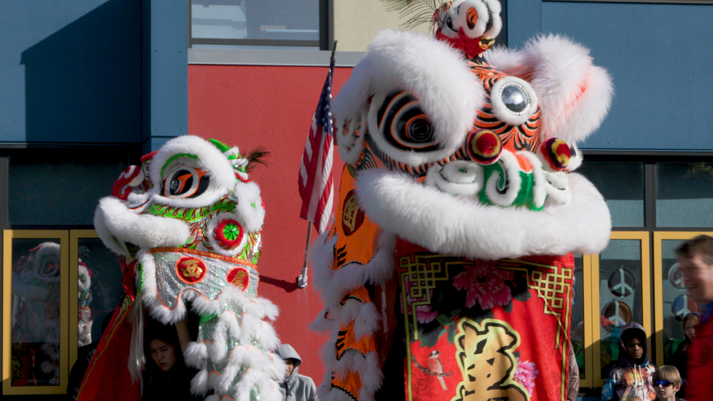 Lion dance troupe shares traditional customs and culture
