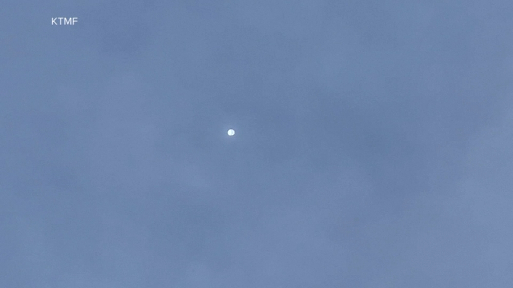 US tracking large balloon out of China as it flies across the US