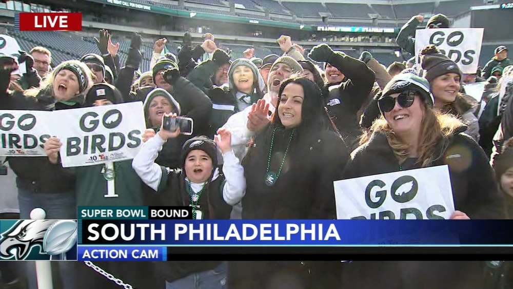 Eagles host Super Bowl LVII Send Off Party at Lincoln Financial Field