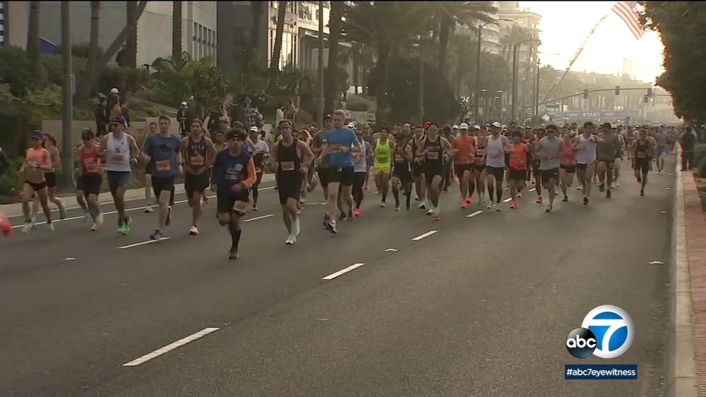 15,000 runners participate in Huntington Beach marathon