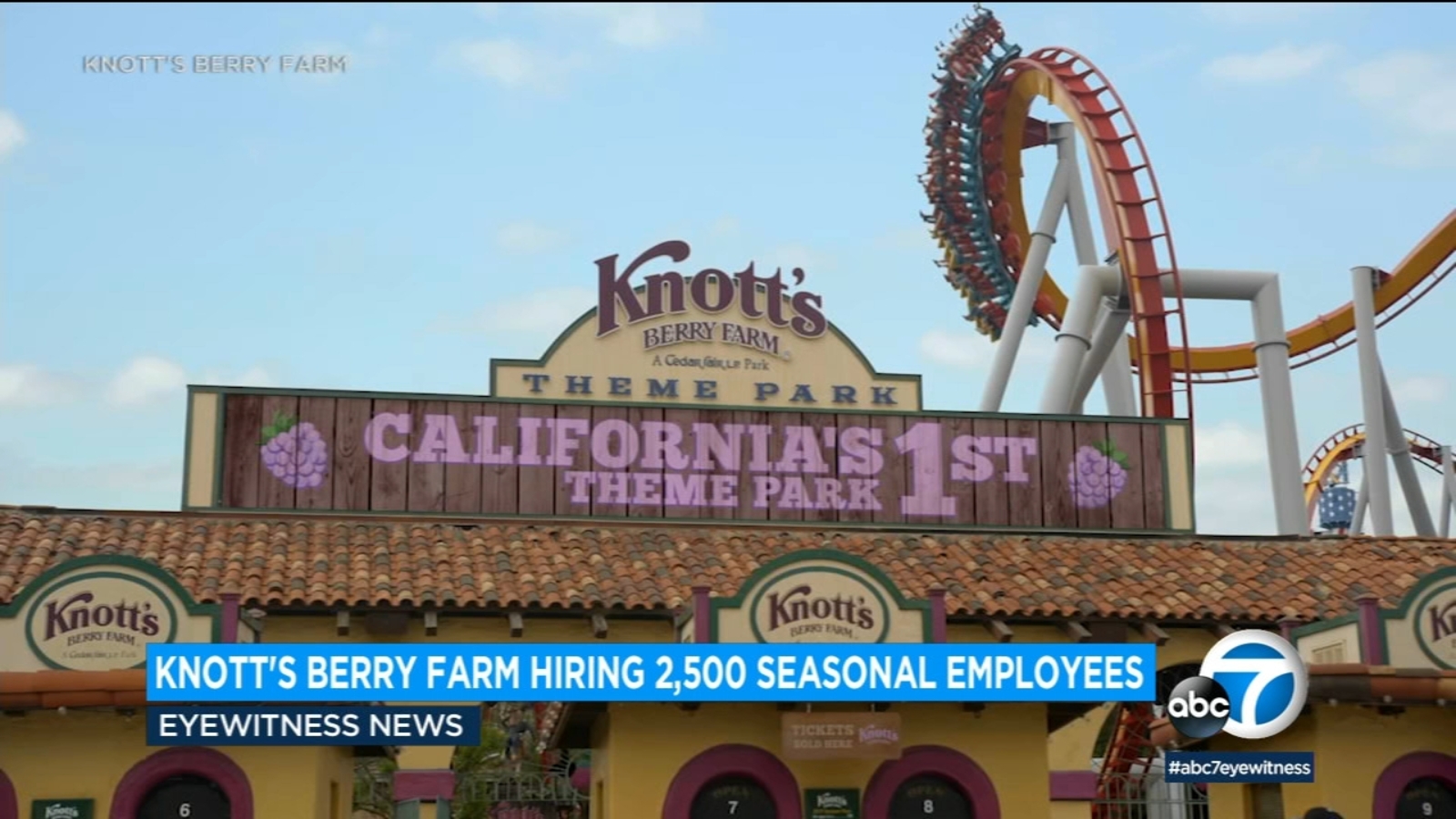 Knott's Berry Farm hosting weeklong hiring event as theme park hopes to hire 2,500 seasonal