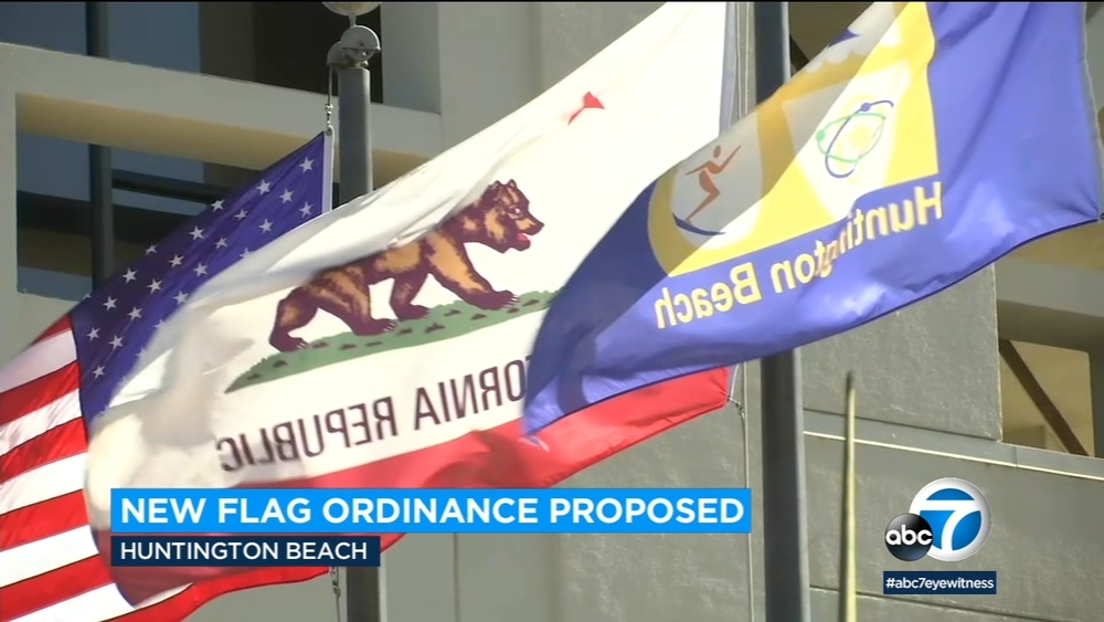 New measure in Huntington Beach could limit what flags are displayed