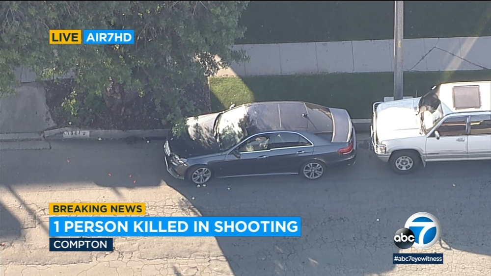 Man found dead in car riddled with bullet holes in Compton