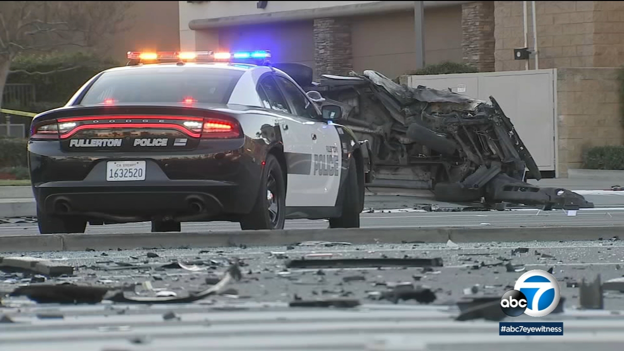 Armed robbery suspect dead after police chase ends in La Habra