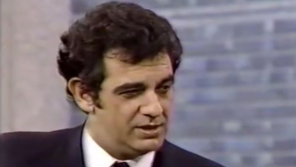 From 1983: Placido Domingo appears on 'Tiempo'