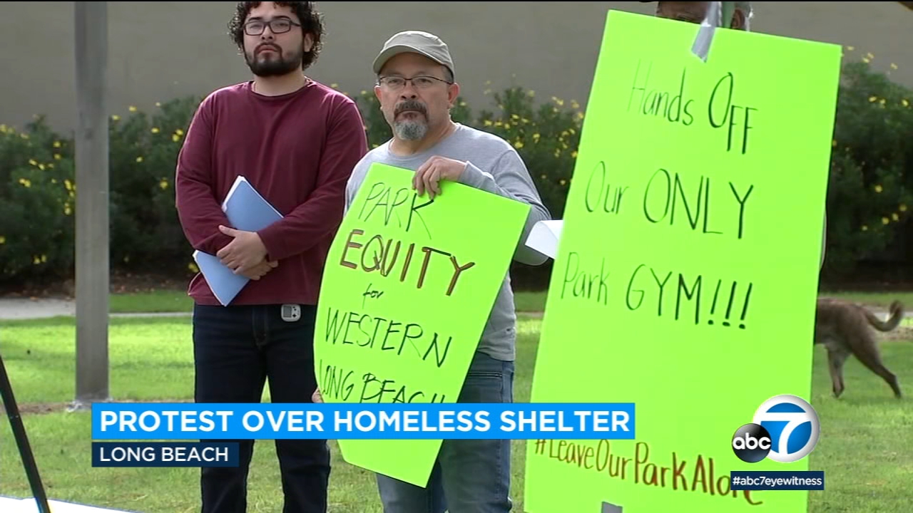 Long Beach residents say 'no' to homeless shelter at Silverado Park