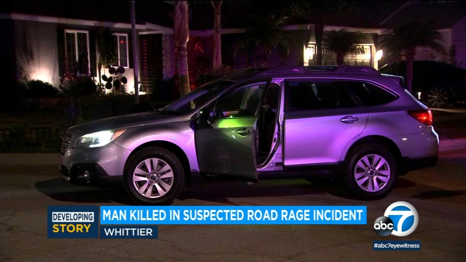 Driver hit and killed during road rage incident in Whittier; 1 person ...