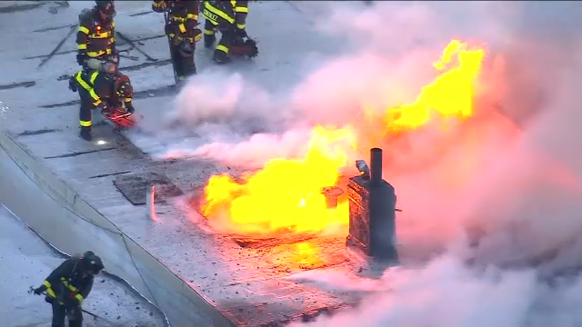 Fire tears through four homes in the Bronx