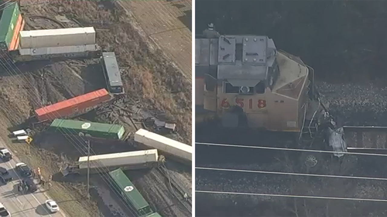 1 person dead after crash causes train to derail at US 59 in Splendora