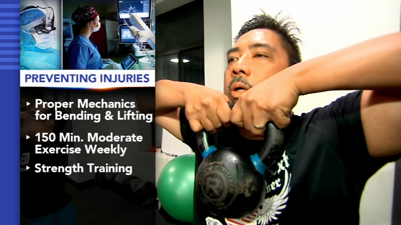 Temple Health tips for treating, preventing disc injuries of the back