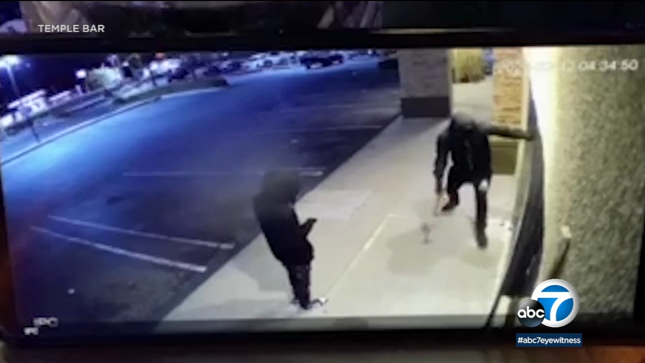 Video shows burglars targeting 4 different businesses in West Covina