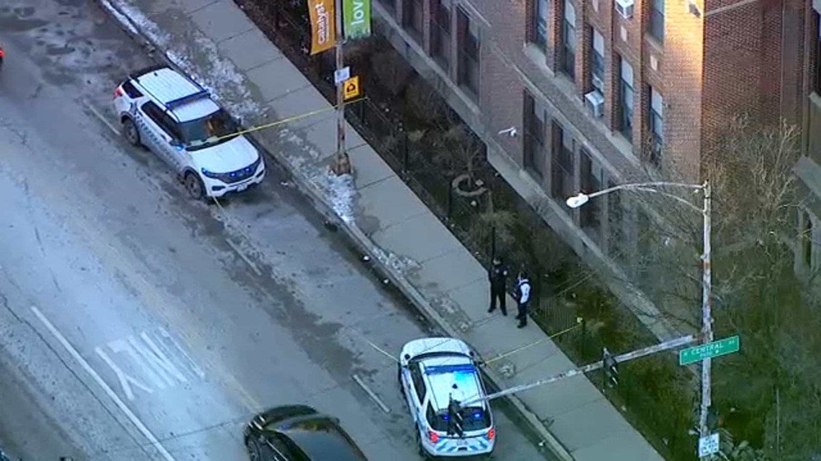 Chicago shooting today Girl, 17, shot on sidewalk outside Catalyst