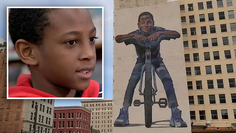 Meet 11-year-old named Houston going viral for a mural in Houston
