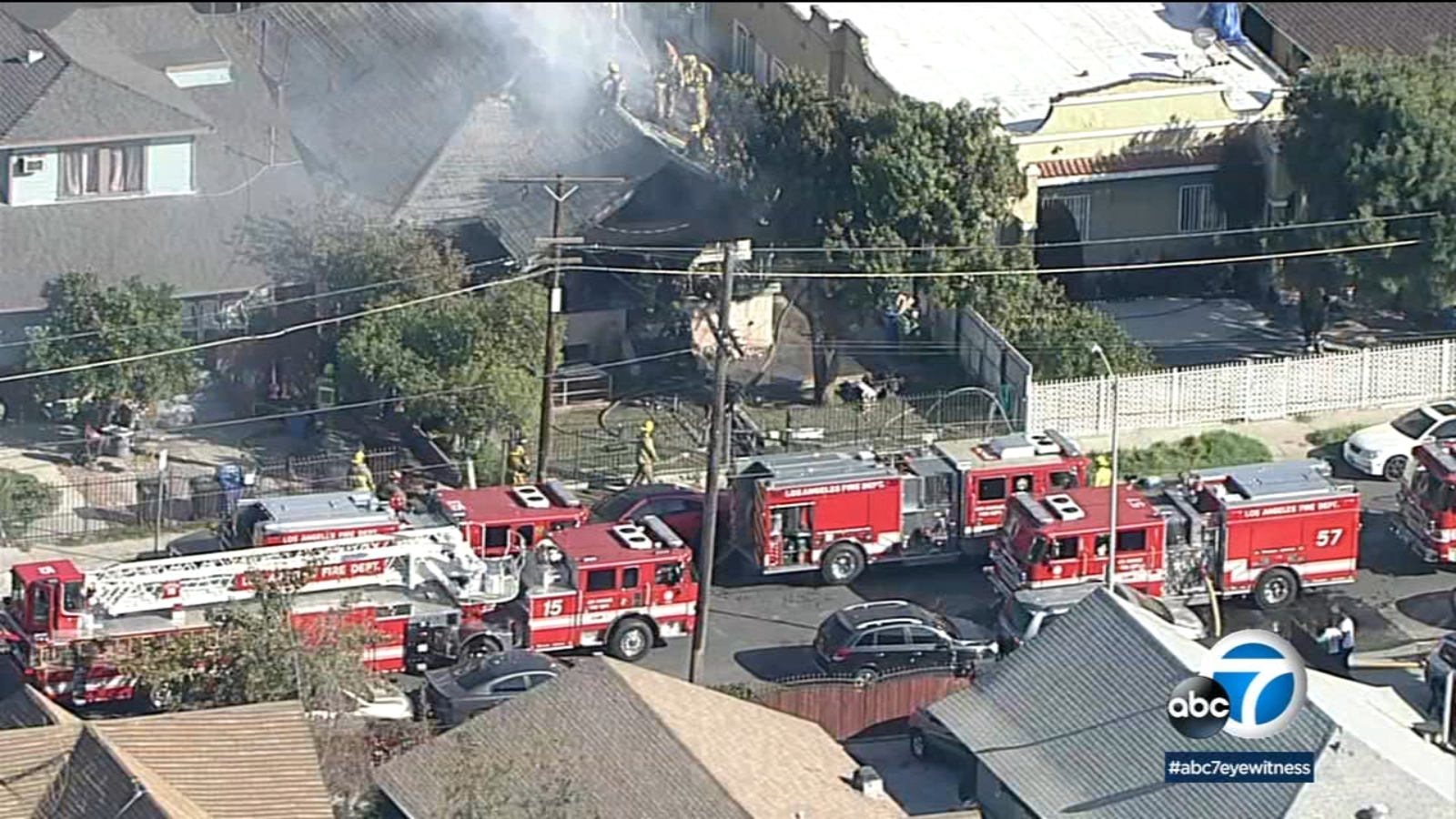 South LA fire: 2 people in critical condition after flames tear through ...