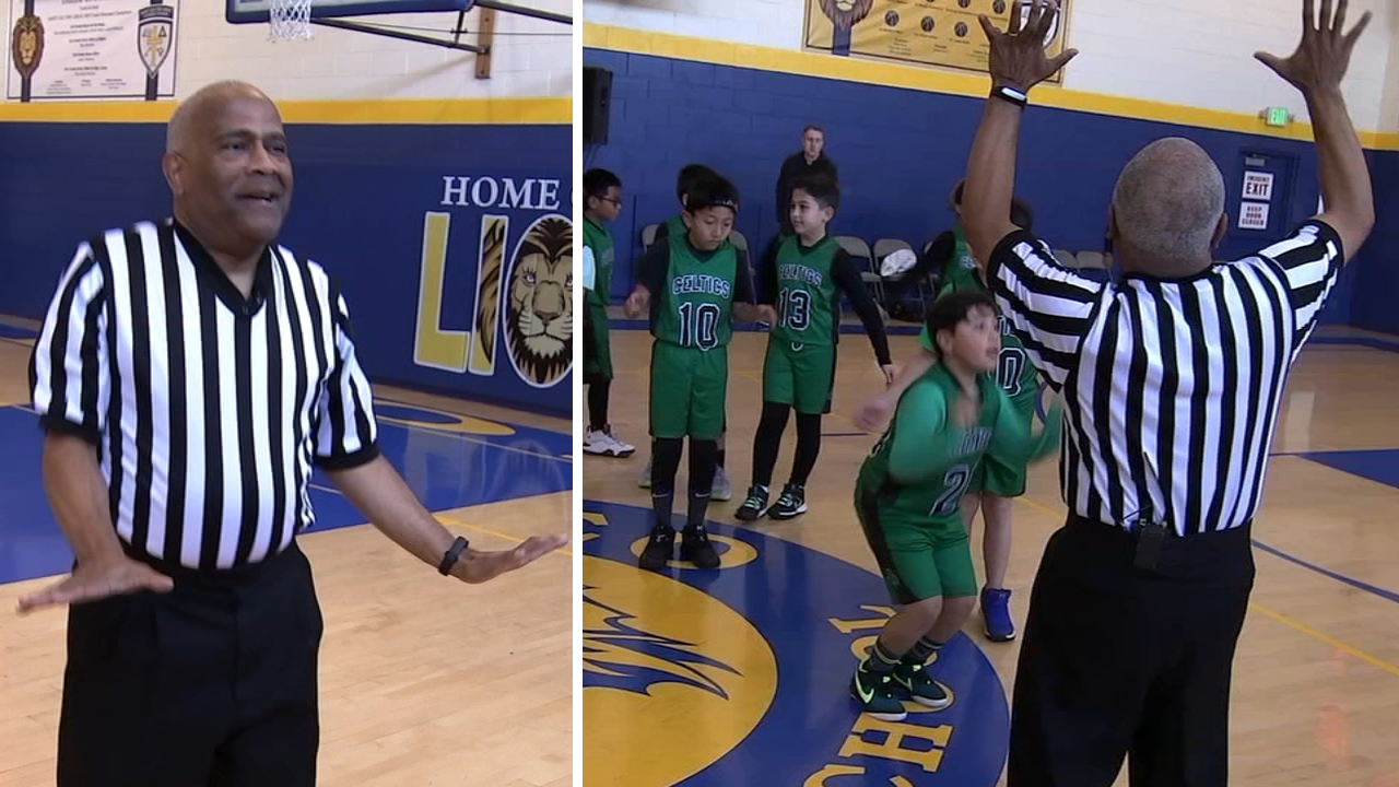 Meet 'Dancing Ref' pumping up Bay Area basketball crowds for decades