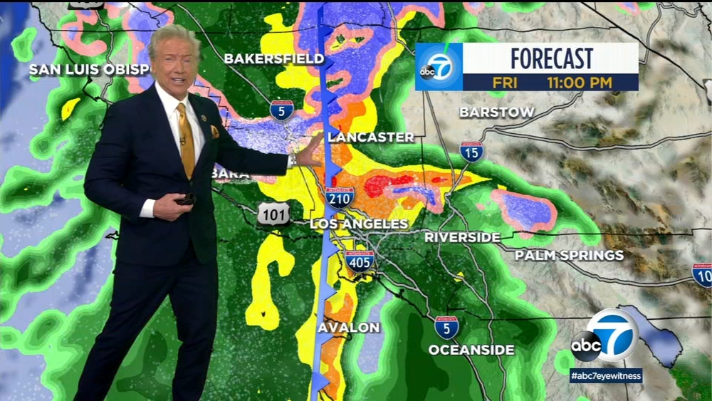 SoCal cold storm timeline: Here's when to expect rain, snow