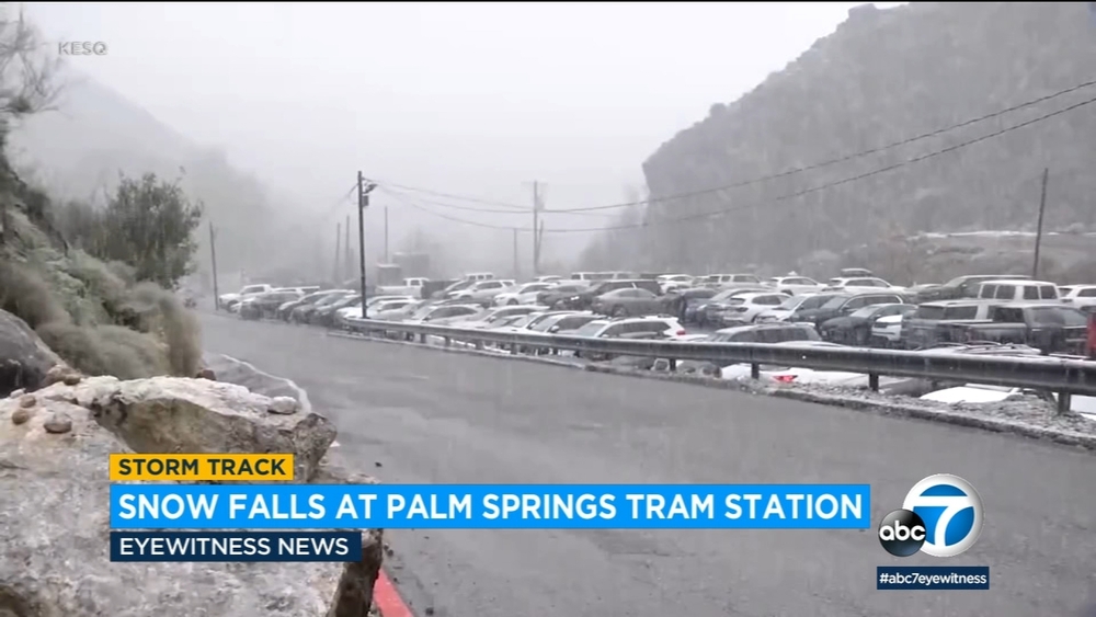 Palm Springs to receive up to 4 inches of snow