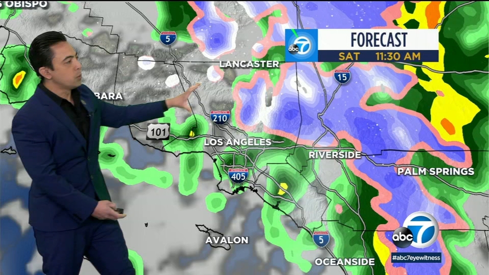 Storm timeline: Rain and snow slam SoCal - What to expect this weekend