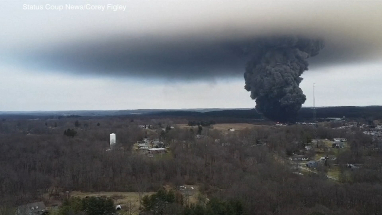 Ohio senators introduce rail safety bill after fiery crash