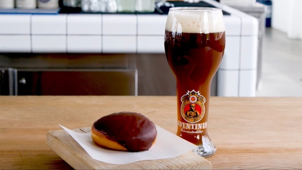 Dig into these beer-infused donuts at this German food hotspot