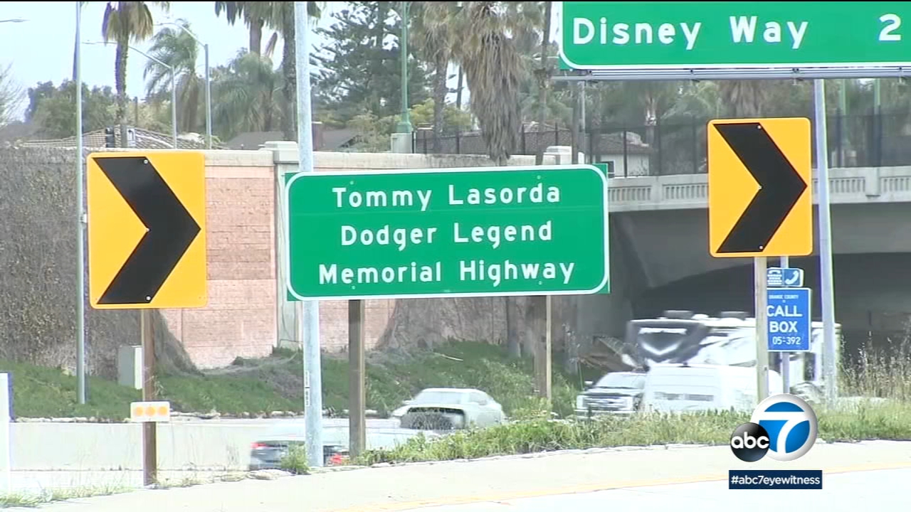 Stretch of 5 Freeway dedicated to Dodgers great Tommy Lasorda