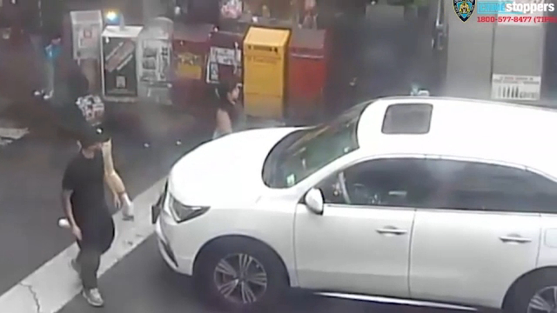 Two men, one woman wanted for anti-Asian attack in Queens