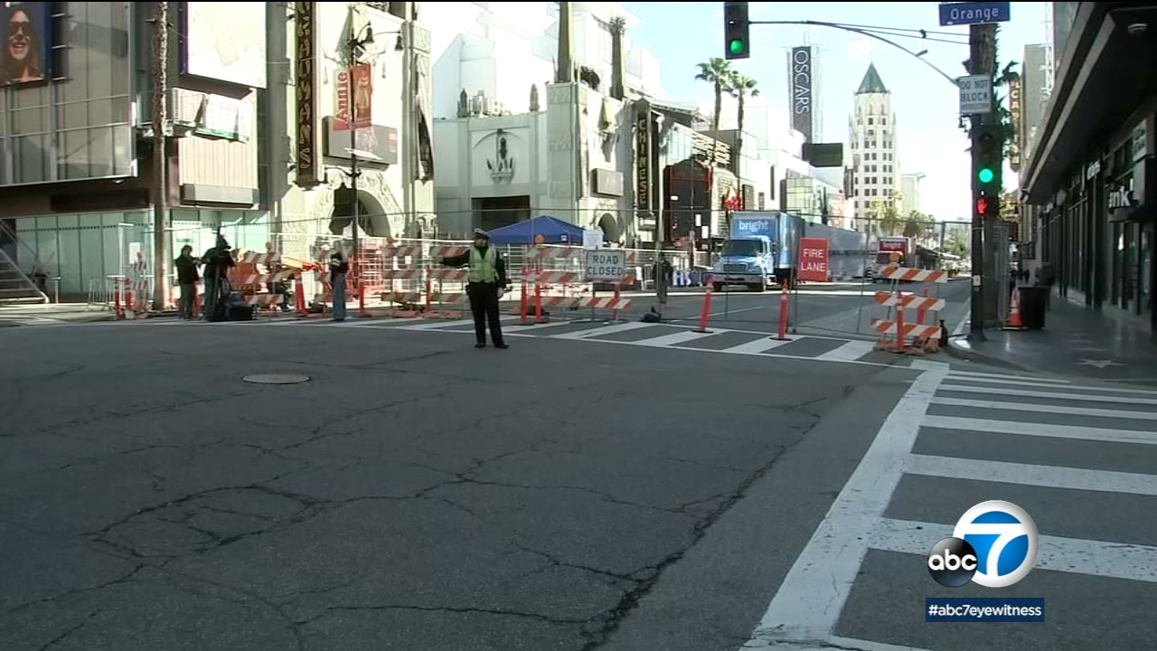 Oscars 2023: Road closures in effect in Hollywood ahead of ceremony