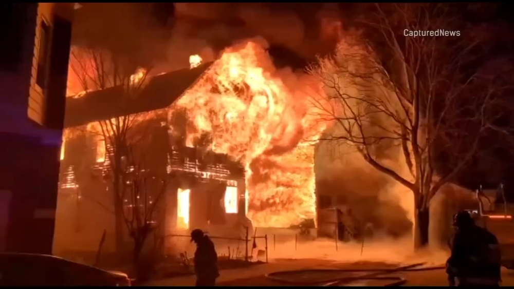 Flames engulf South Side home