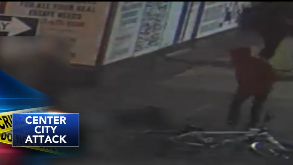 8 suspects sought after woman brutally assaulted near City Hall