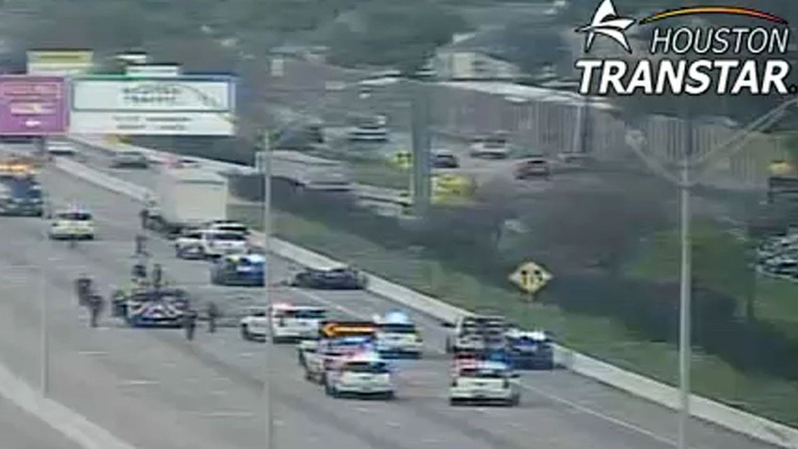 Houston traffic West Sam Houston Tollway northbound at Westheimer