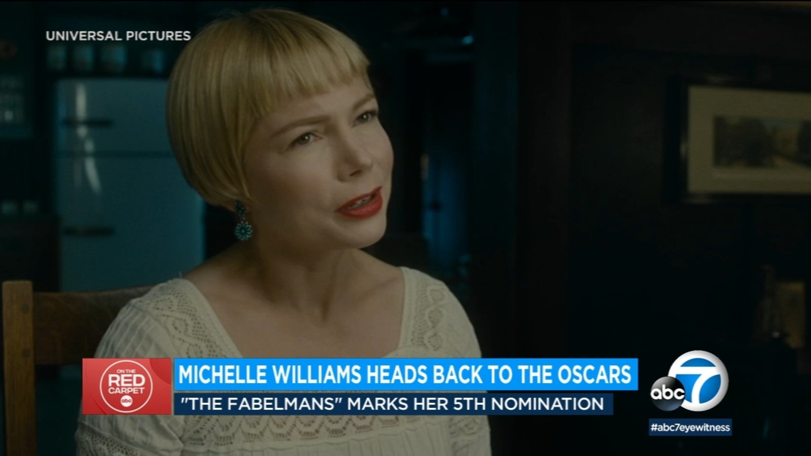 Michelle Williams receives 5th Oscar invite for playing Steven Michelle Williams receives 5th Oscar invite for playing Steven