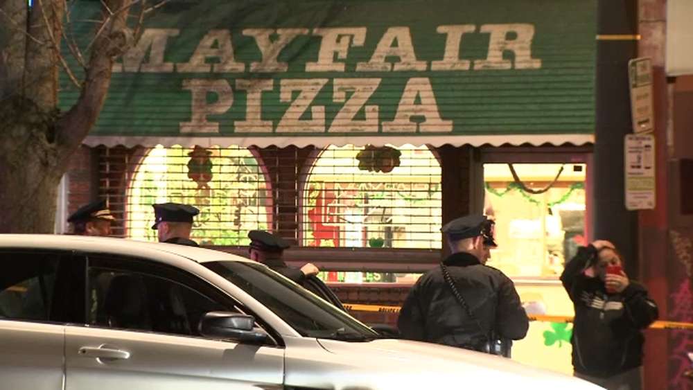 Mother, daughter shot in pizza shop; bystanders capture suspect