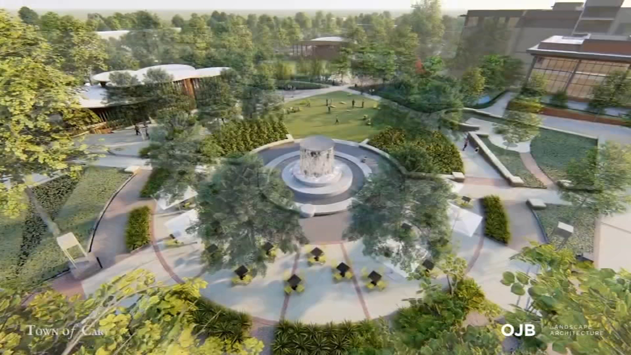 Opening for new downtown Cary park delayed