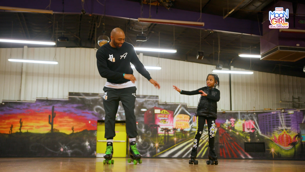 Viral Duo Reunites at the Roller Rink
